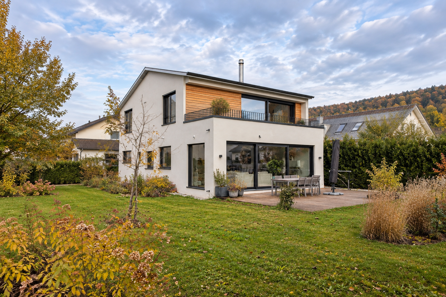 Immeuble résidentiel contemporain en Valais